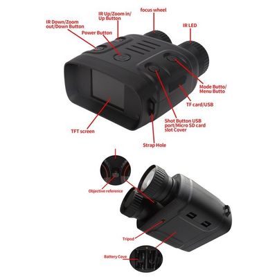 5V Digital Night Hero Binoculars 3800mAh Battery