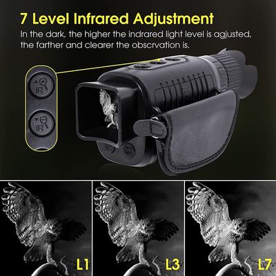 Hunting Infrared Optical 4X Night Vision Monocular Camera