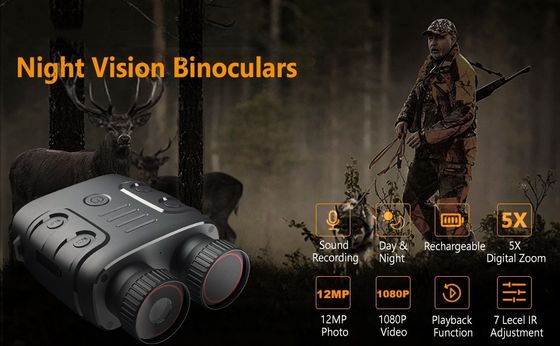 OEM ODM Digital Night Vision Camera Adventure Body Worn Camera