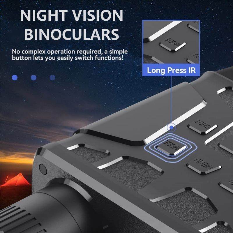 5X Zoom Real Night Vision Binoculars Hunting Digital Camera